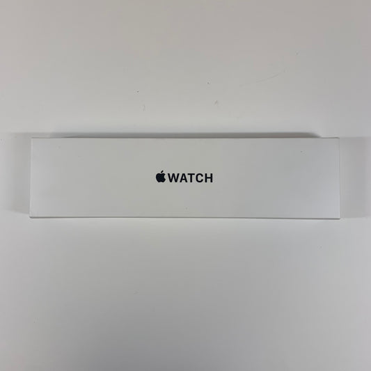 New GPS Only Apple Watch SE 2nd Gen 40MM STARLIGHT Aluminum Black Sport Band 