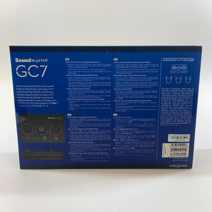 New SoundBlaster G7 Game Streaming USB DAC and Amp