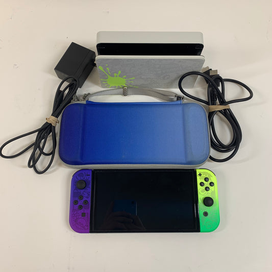 Nintendo Switch OLED Video Game Console HEG-001 Splatoon 3 Edition