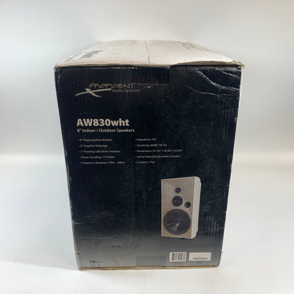 New Proficient Audio Systems AW830 Bluetooth Speaker White