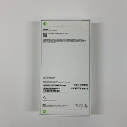 New Unlocked Apple iPhone 16 128GB White MYAQ3LL/A