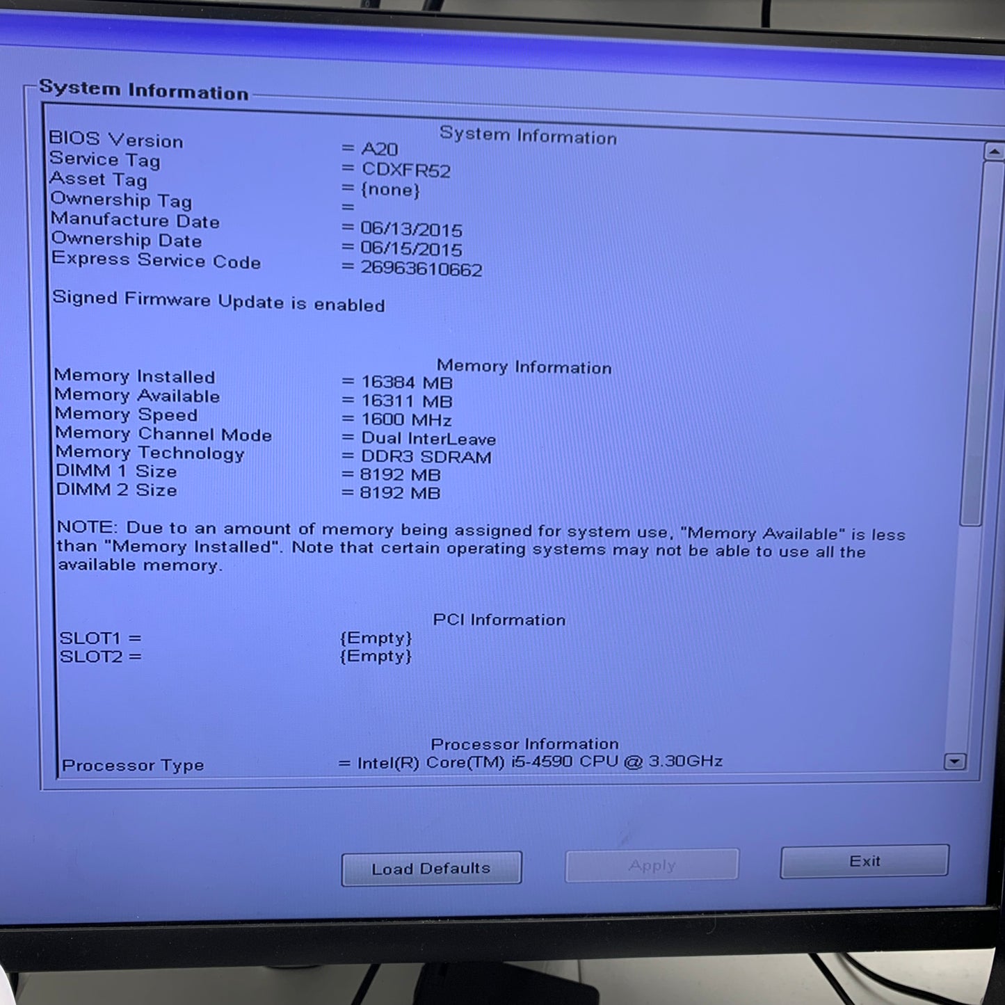 Dell OptiPlex 3020 SFF i5-4590 3.20GHz 16GB RAM 512GB SSD
