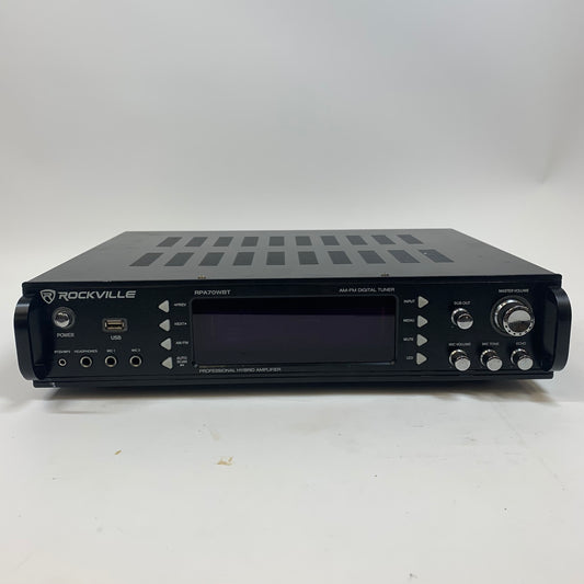 ROCKVILLE RPA70WBT Bluetooth Karaoke Amplifier