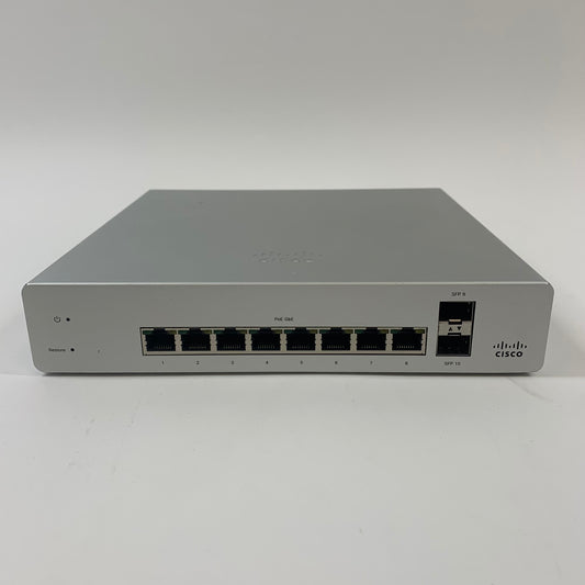 Cisco 8-Port Gigabit Managed Switch MERAKI MS220-8P Unclaimed