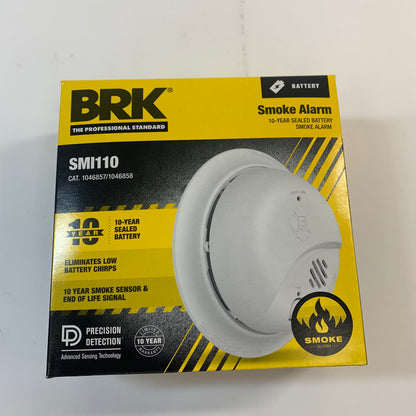 New BRK SMI110 First Alert Battery Powered Smoke Alarm
