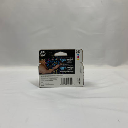 New HP 923 6C3Y4LN Yellow, Cyan and Magenta Ink Cartridge