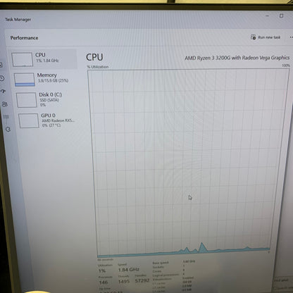 STGAUERON Ryzen 3 3200G 3.60GHz 16GB RAM 512GB SSD AMD Rx 590
