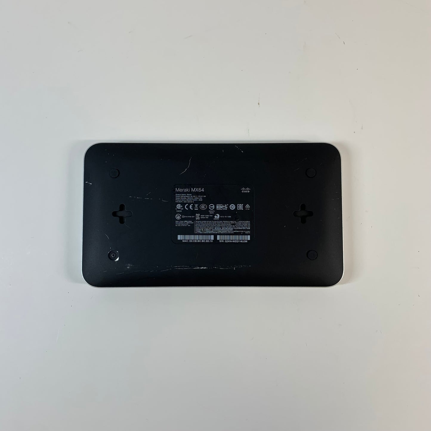 Cisco Meraki MX64 Cloud-managed Security / SD-WAN Appliance  Unclaimed