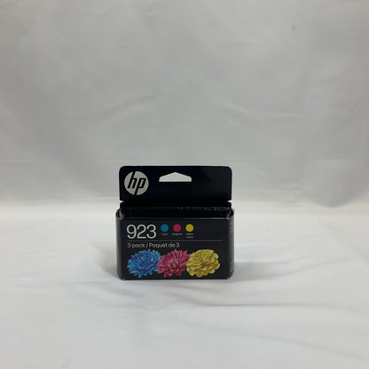 New HP 923 6C3Y4LN Yellow, Cyan and Magenta Ink Cartridge