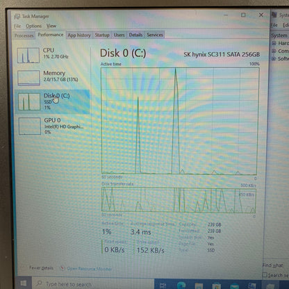 Dell Latitude 5480 14" i5-7300U 2.6GHz 16GB RAM 256GB SSD