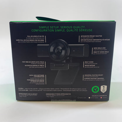 New Razer Kiyo V2 X FHD 60FPS Webcam For Creators