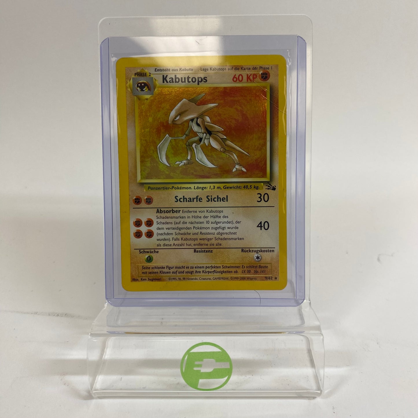 Pokémon TCG Fossil Kabutops 9/62 Holo English