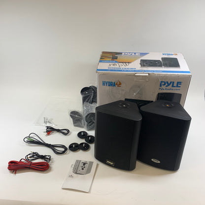 Pyle PDWR53BTBK Indoor/Outdoor Wired Speaker Black PDWR53BTBK