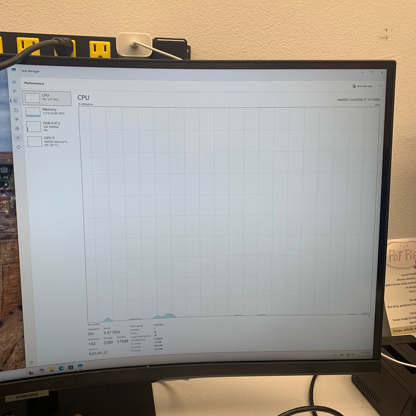 CyberPower C-Series i7-14700KF 3.40GHz 32GB RAM Nvidia GeForce RTX 4070