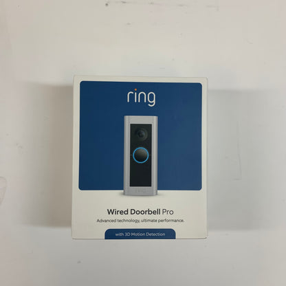 New Ring wired Doorbell Pro Smart Doorbell