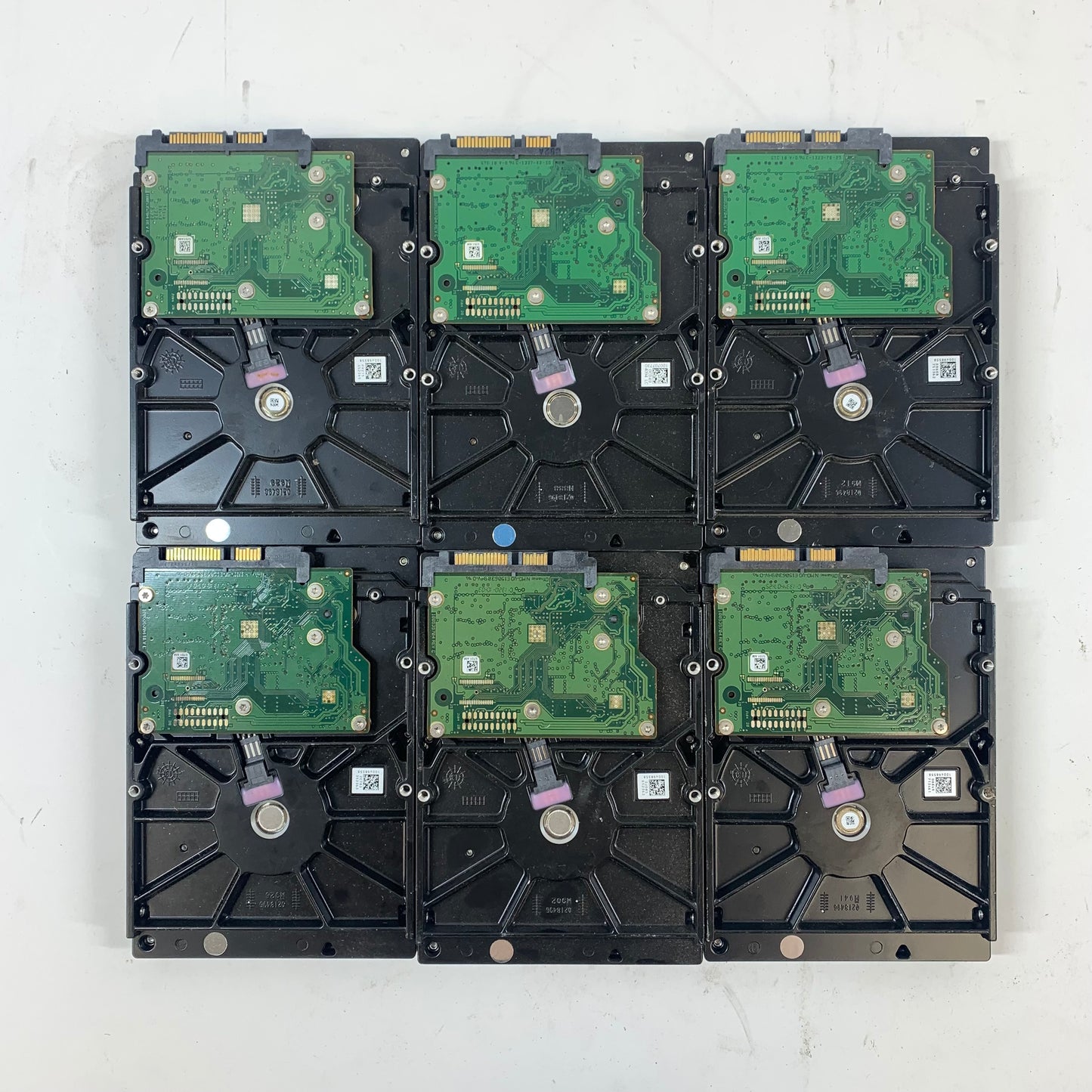 Lot of 6 Seagate 3.5" Barracuda 500GB SATA HDD ST500DM002