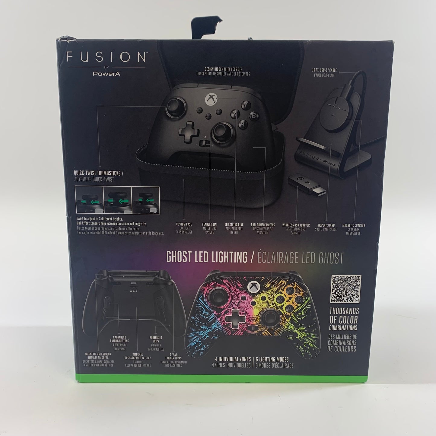 PowerA Fusion Black XBGPFPWL Wireless Gaming Controller Xbox One, Windows 10/11