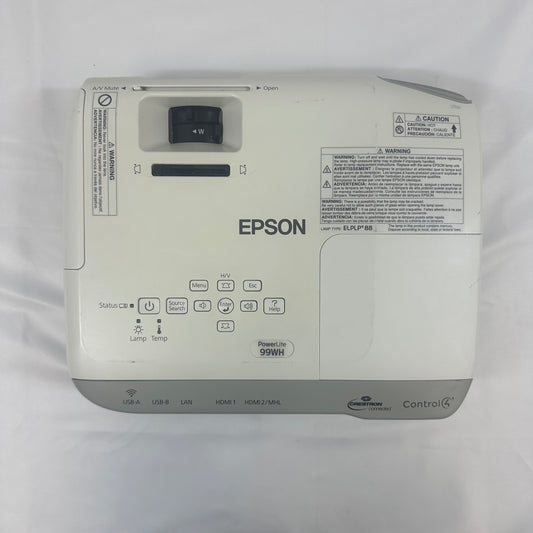 Epson H686A 1280 x 800 WXGA 3,000 Lumens Classroom Projector