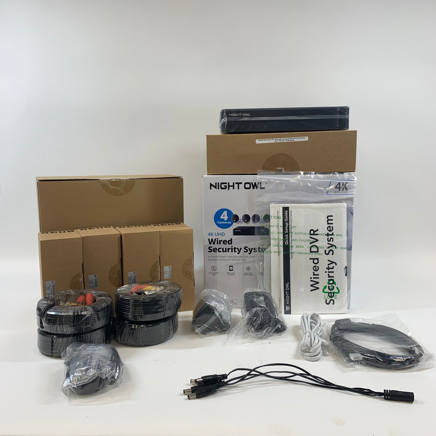 Night Owl 4k UHD Wired Security System Wired Security System BTD4-41-4L