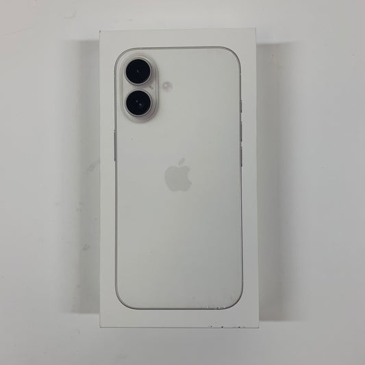 New Unlocked Apple iPhone 16 128GB White MYAQ3LL/A