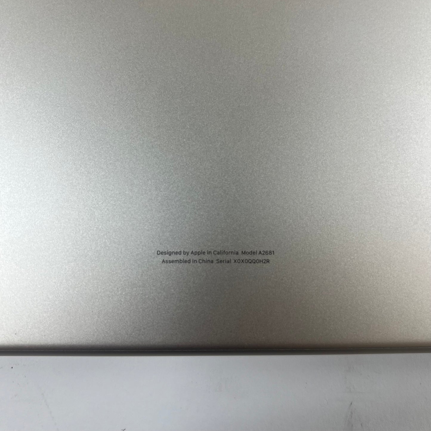 2022 Apple MacBook Air 13.6" M2 8C GPU 3.5GHz 8GB RAM 256GB SSD A2681