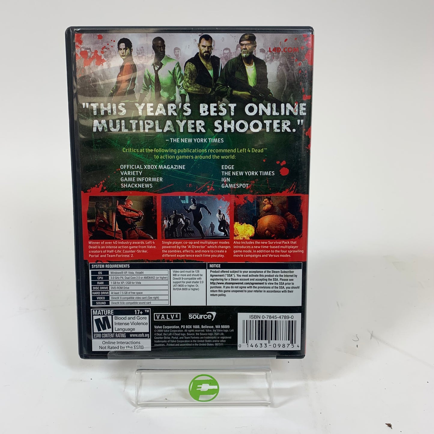 New Left 4 Dead [Game of The Year Edition] (PC, 2009)