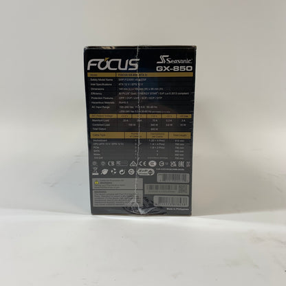 New SeaSonic gx-850 80 Plus Gold 850W Fully Modular Power Supply