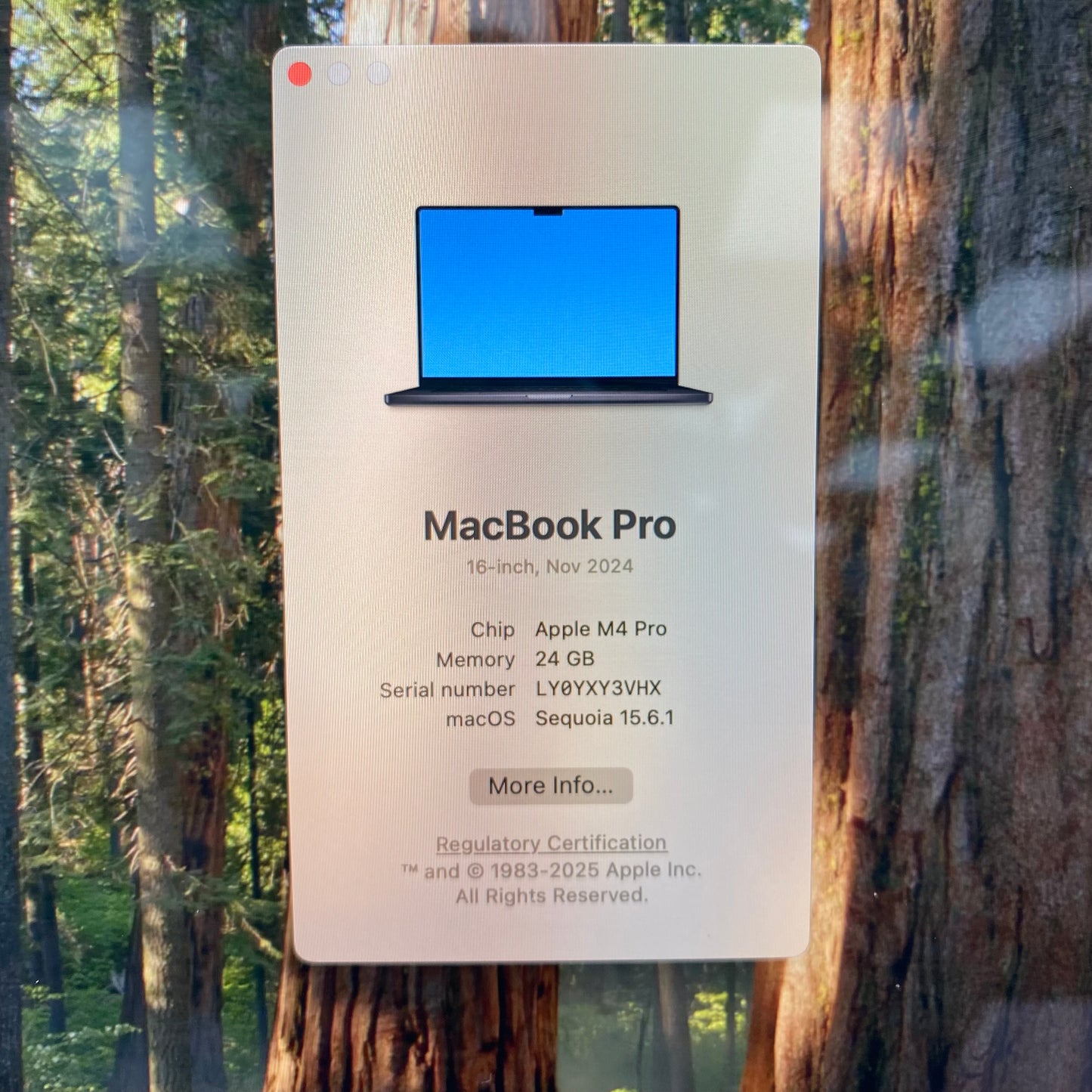 2024 Apple MacBook Pro 16" M4 10C GPU 4.5GHz 24GB RAM 512GB SSD A3403