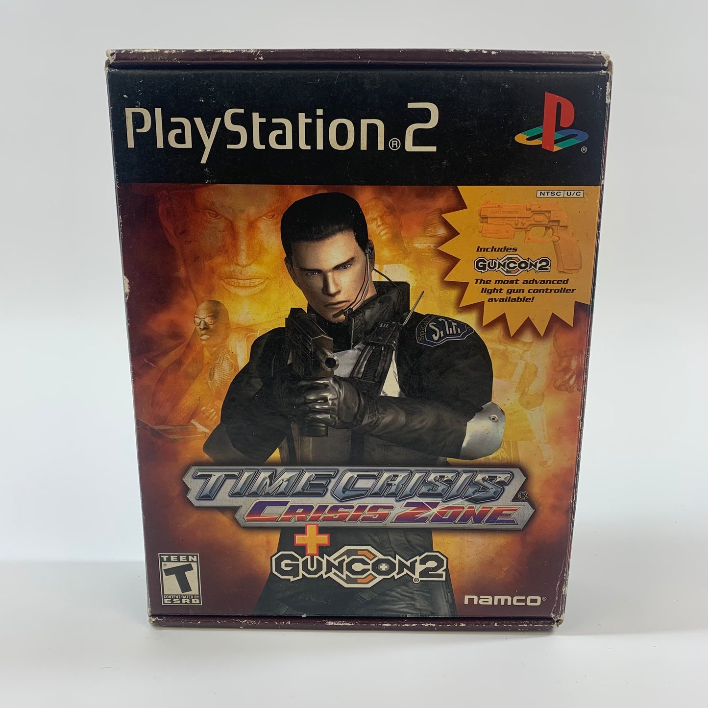 New Time Crisis: Crisis Zone [Gun Bundle] (Sony PlayStation 2 PS2, 2004)