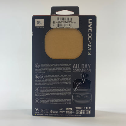 New JBL Live Beam 3 True Adaptive Noise Cancelling Earbuds