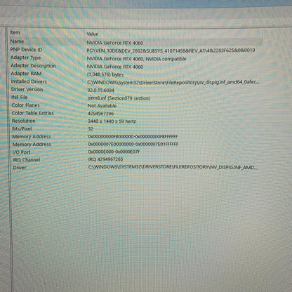 PowerSpec Custom PC Ryzen 5 5500 32GB RAM 1TB SSD Nvidia GeForce RTX 4060