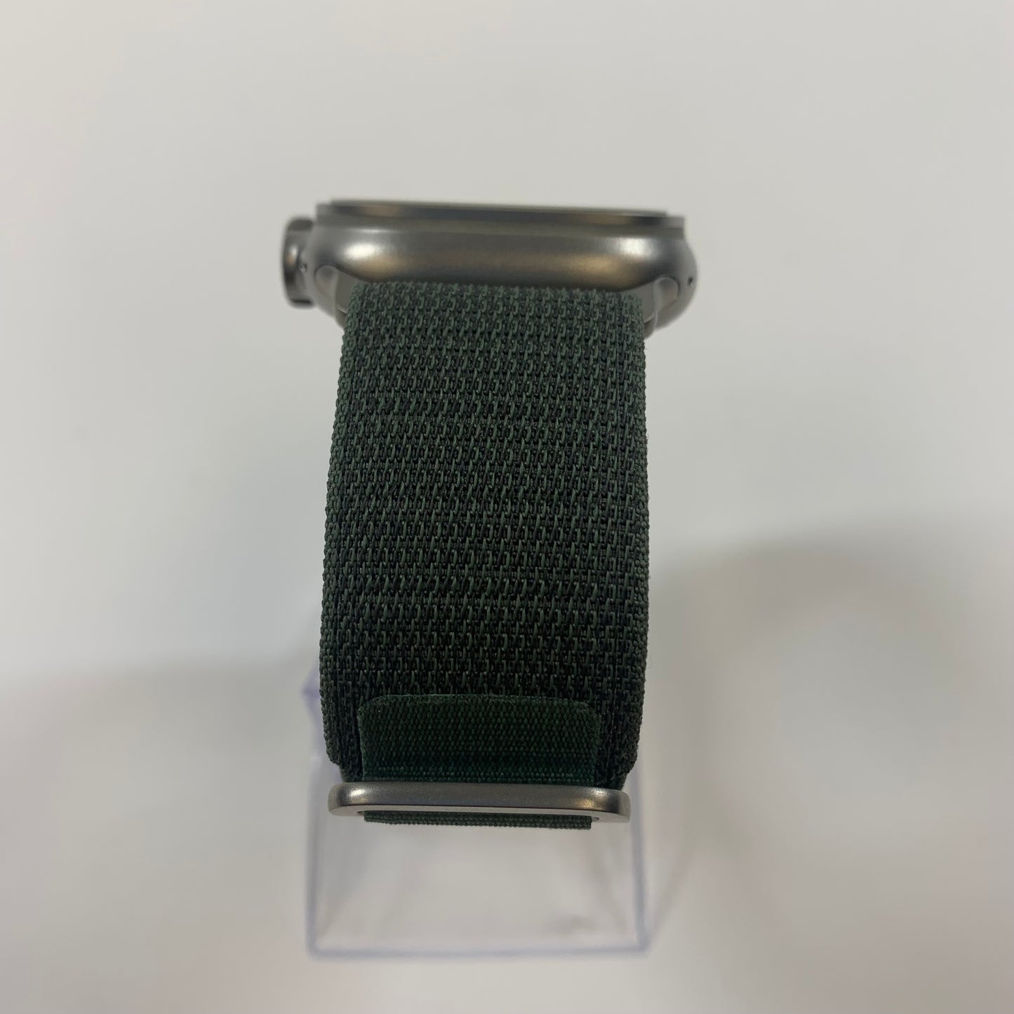 Unlocked Apple Watch Ultra 49MM Natural Titanium Green Alpine Loop A2622