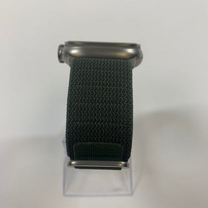 Unlocked Apple Watch Ultra 49MM Natural Titanium Green Alpine Loop A2622