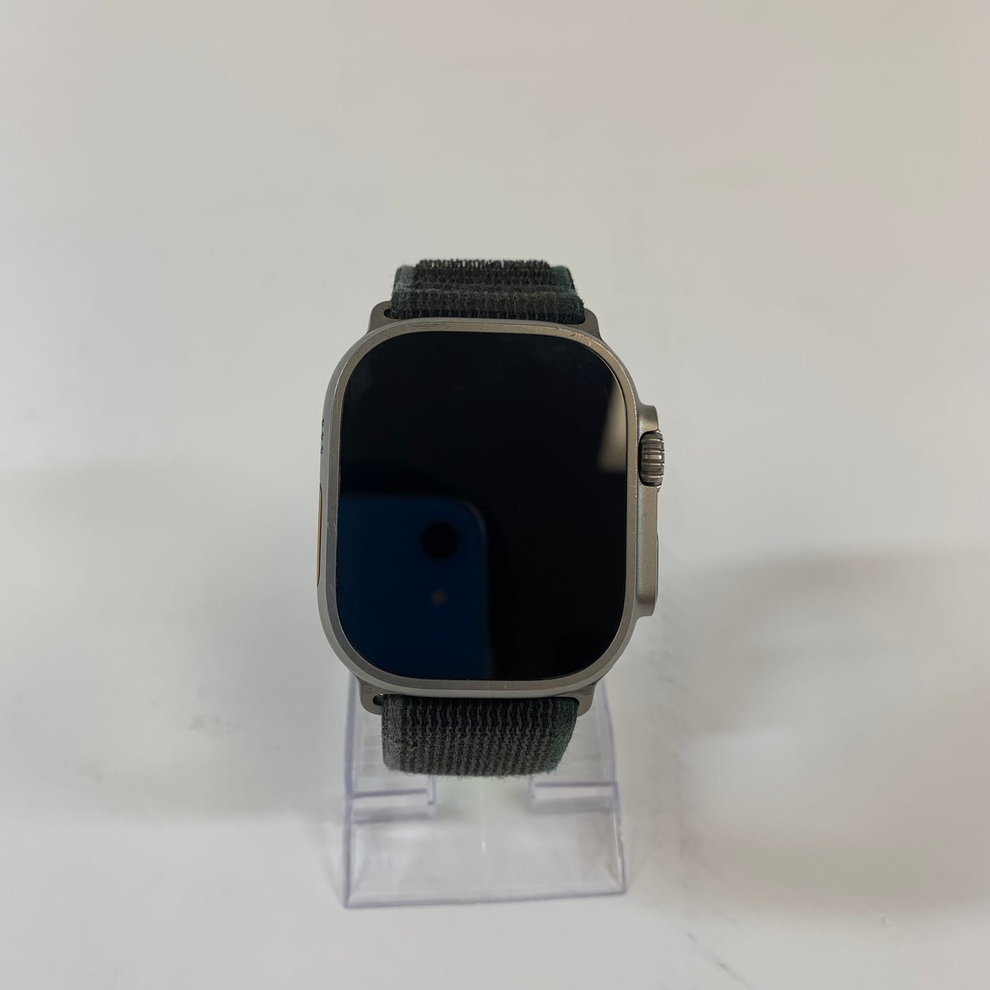 Unlocked Apple Watch Ultra 2 49MM Natural Titanium Green Velcro Loops MRF63LW/A