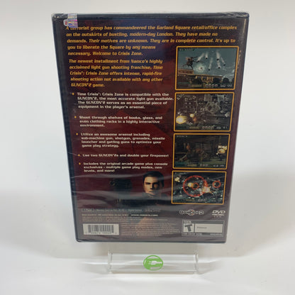 New Time Crisis: Crisis Zone [Gun Bundle] (Sony PlayStation 2 PS2, 2004)