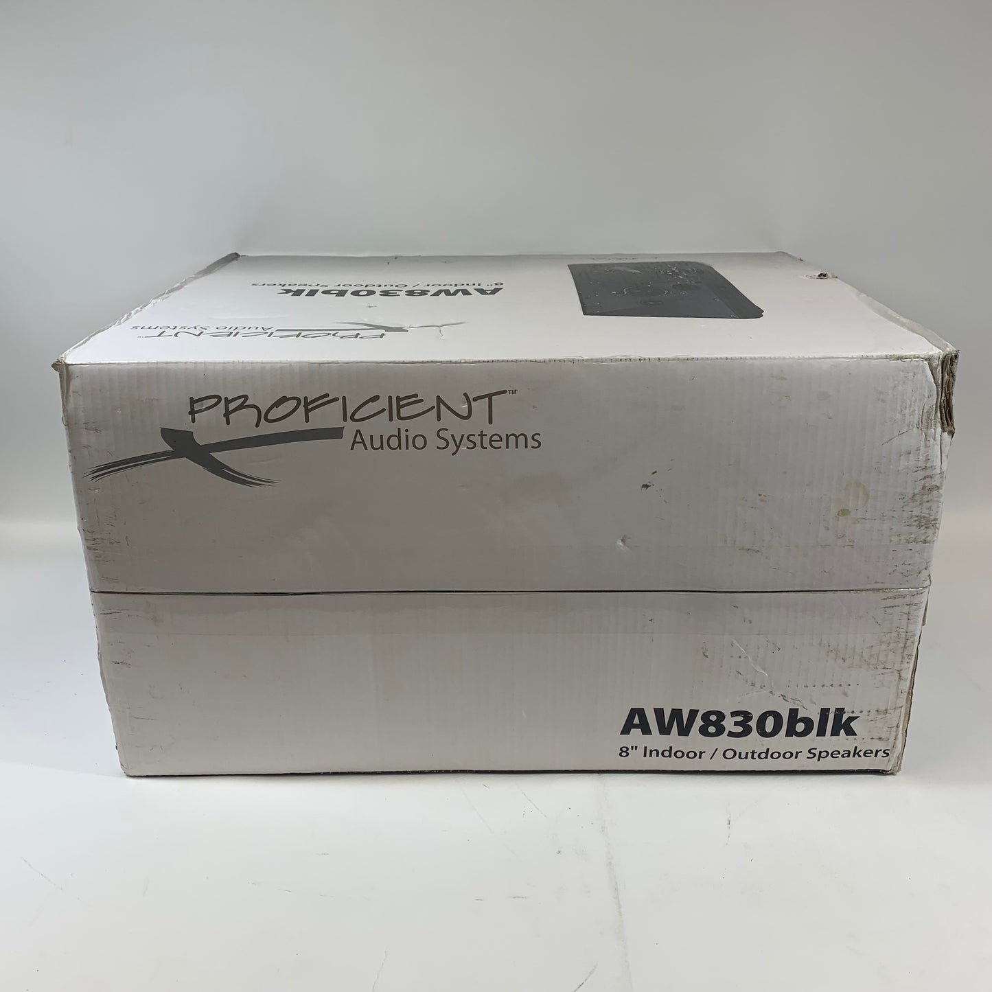 New Proficient AW830BLK 8" Indoor/Outdoor Speakers Black