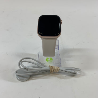 Unlocked Apple Watch Series 10 46MM Rose Gold Aluminum Pink Sport Band A3003