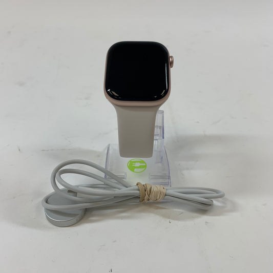 Unlocked Apple Watch Series 10 46MM Rose Gold Aluminum Pink Sport Band A3003