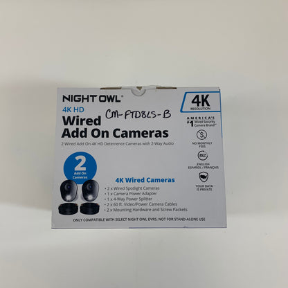 Night Owl Wired Add On Cameras Security Camera CAM-2PK-FTD8