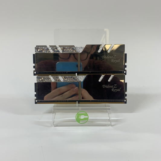 G.Skill Trident Z Royal Series 32GB (2x16GB) RAM DDR4 3200MHz F4-3200C16D-32GTRS