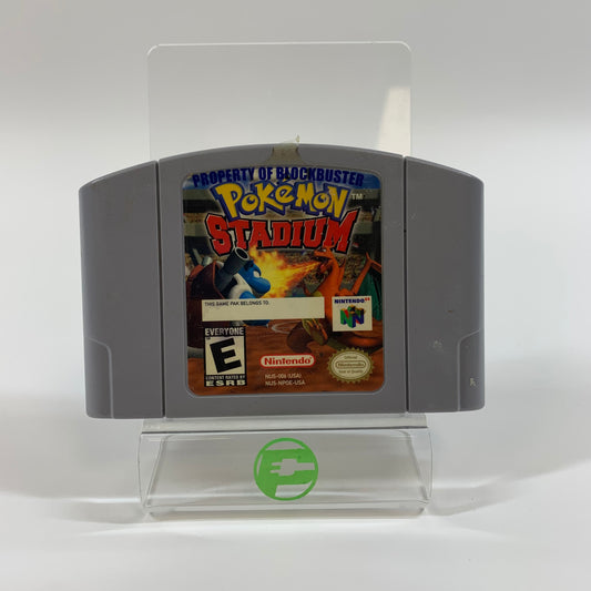 Pokemon Stadium (Nintendo 64 N64, 1999) With Transfer Pak