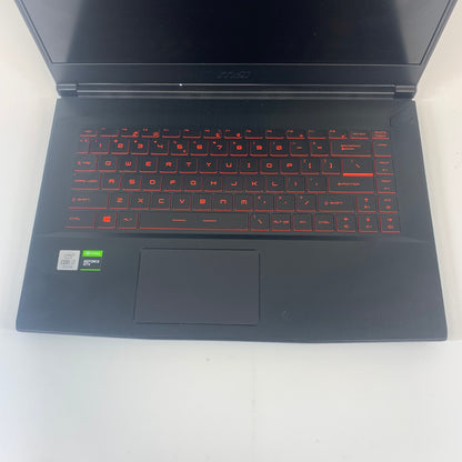 MSI Thin GF65 15.6" i7-10750H 2.5GHz 8GB RAM 512GB SSD GeForce GTX 1660 Ti
