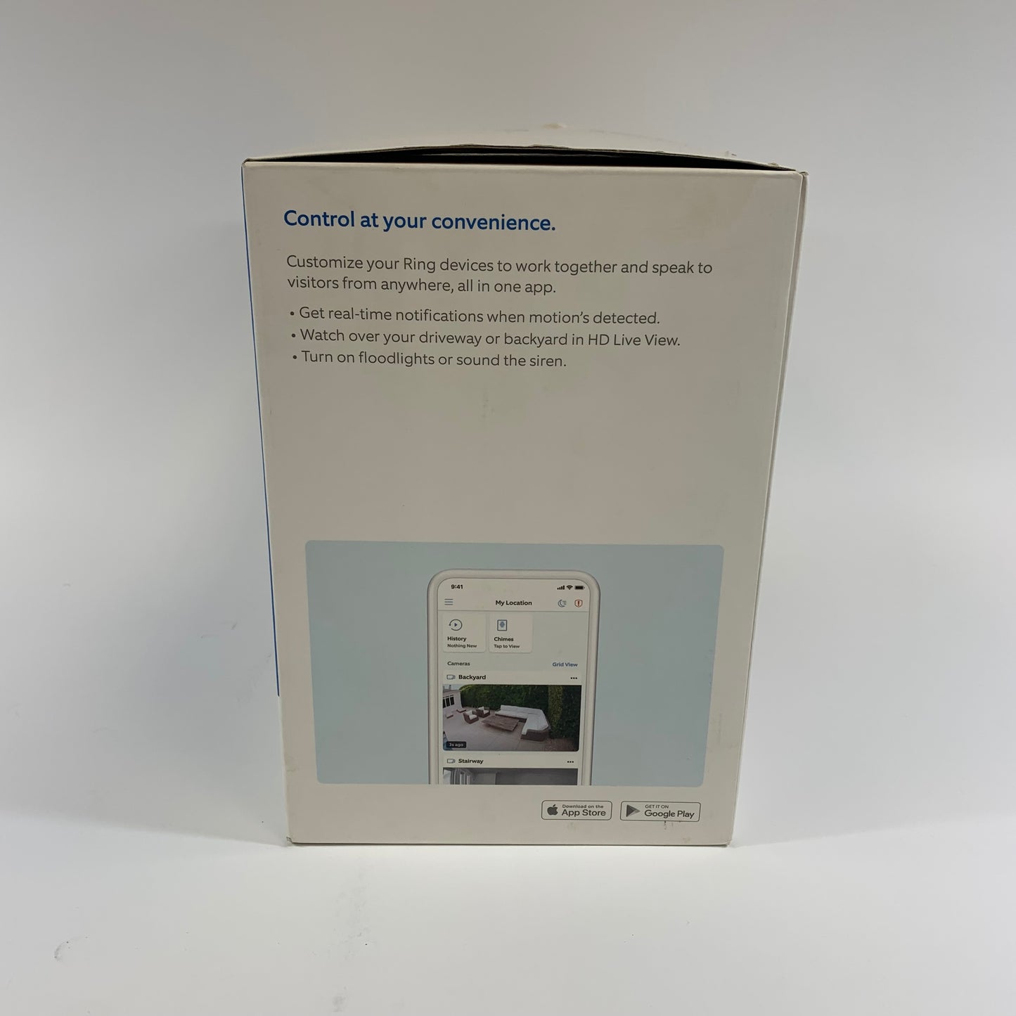 New Ring Floodlight Cam Wired Plus Security Camera