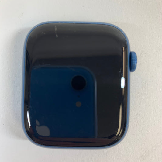 GPS Only Apple Watch Nike Series 7 45MM Black Aluminum A2477