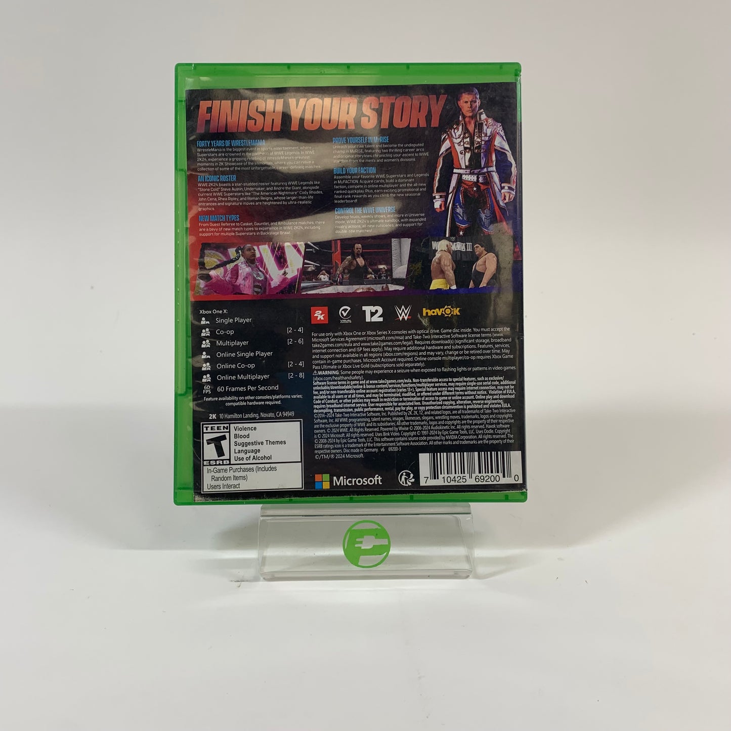WWE 2K24 (Microsoft Xbox One, 2024)