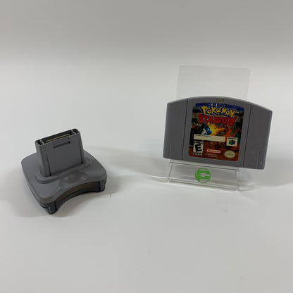 Pokemon Stadium (Nintendo 64 N64, 1999) With Transfer Pak