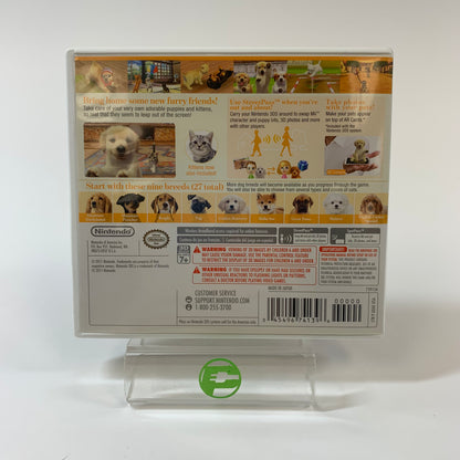 Nintendogs + Cats: Golden Retriever & New Friends (Nintendo 3DS, 2011)
