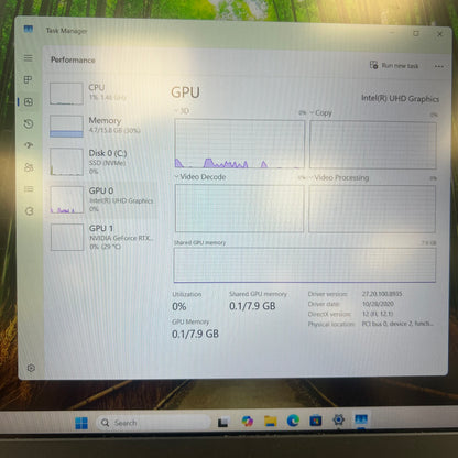 HP Omen 15-EK0013DX 15.6" i7-10750H 2.6GHz 16GB RAM 1TB SSD GeForce RTX 2060