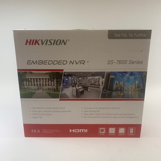 New Embedded NVR Network Video Recorder DS-7616NI-Q2/16P Unclaimed