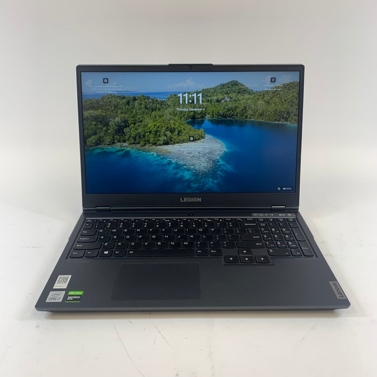 Lenovo Legion 5 15" i7-10750H 2.6GHz 16GB RAM 512GB SSD 1TB SSD  GTX 1650 Ti